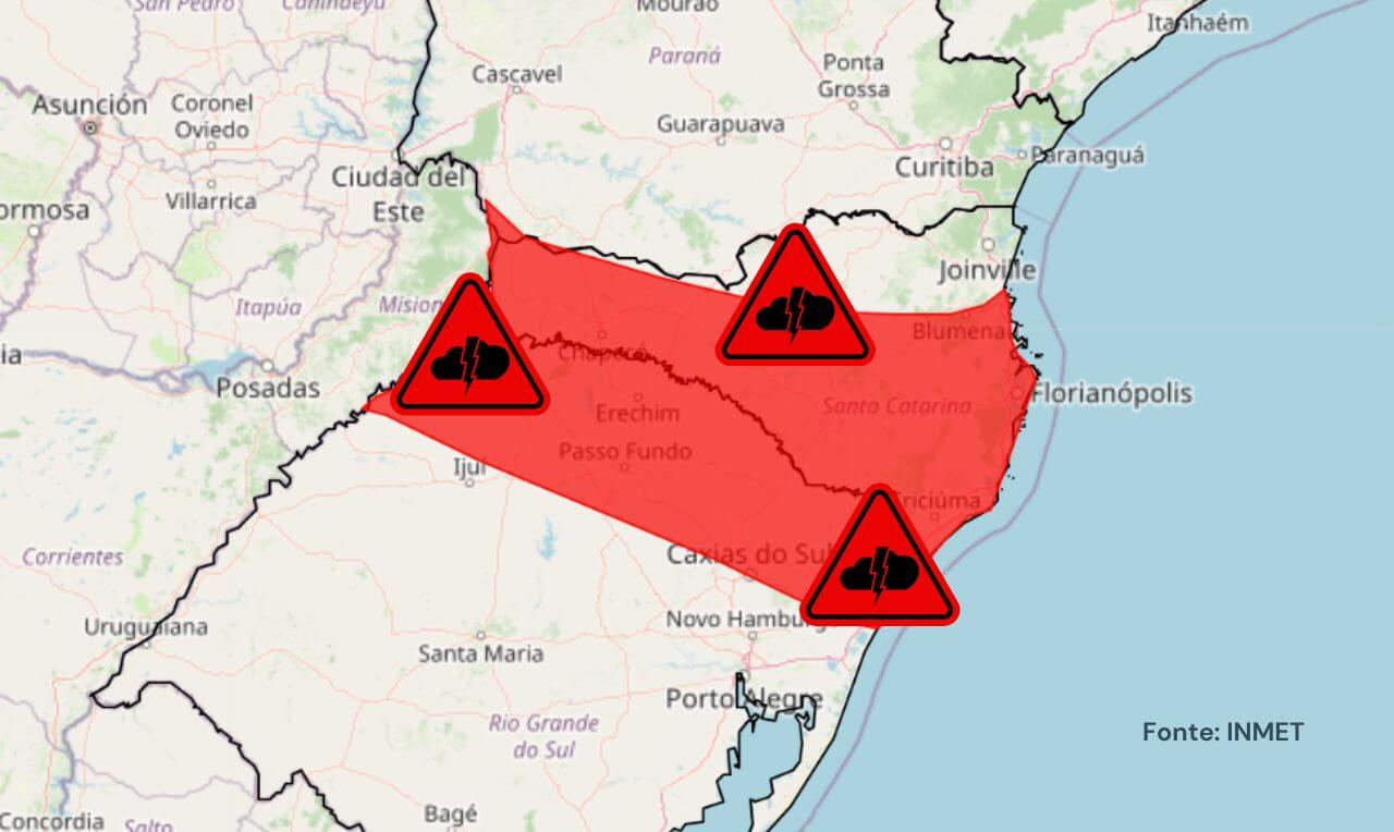 Alerta Vermelho Para Temporais Chuva Volumosa Transtornos Como